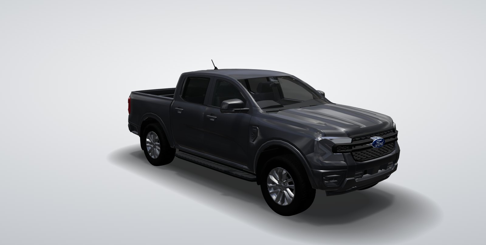 Ford Ranger dual cab with tinted windows